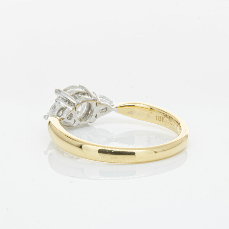 18ct Yellow Gold .70ct Diamond Elysian Ring-Ring-Walker & Hall