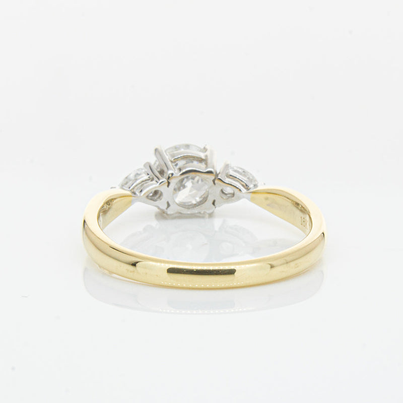 18ct Yellow Gold .70ct Diamond Elysian Ring-Ring-Walker & Hall