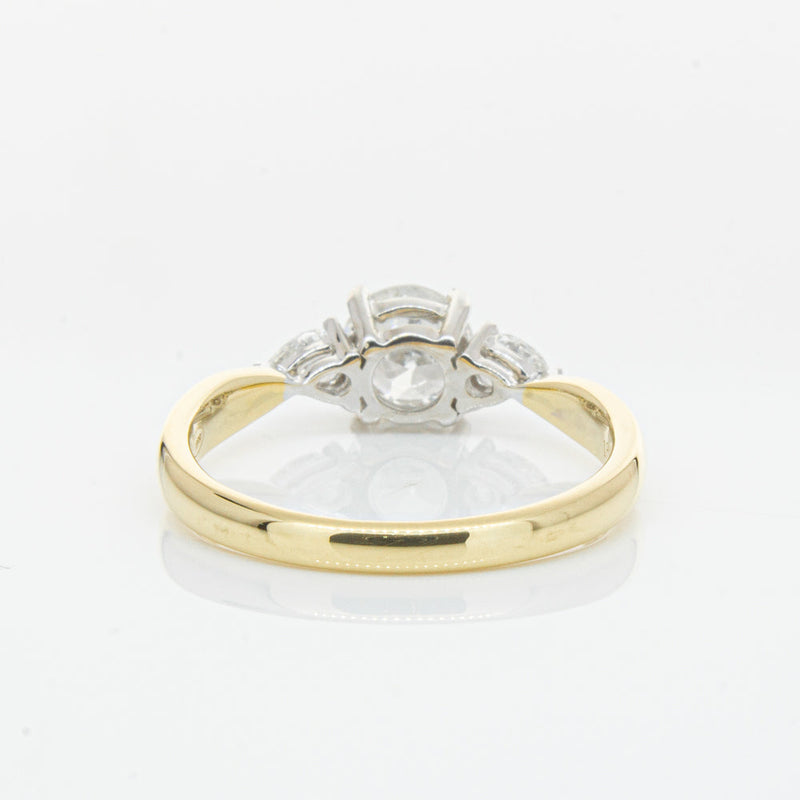 18ct Yellow Gold .70ct Diamond Elysian Ring-Ring-Walker & Hall