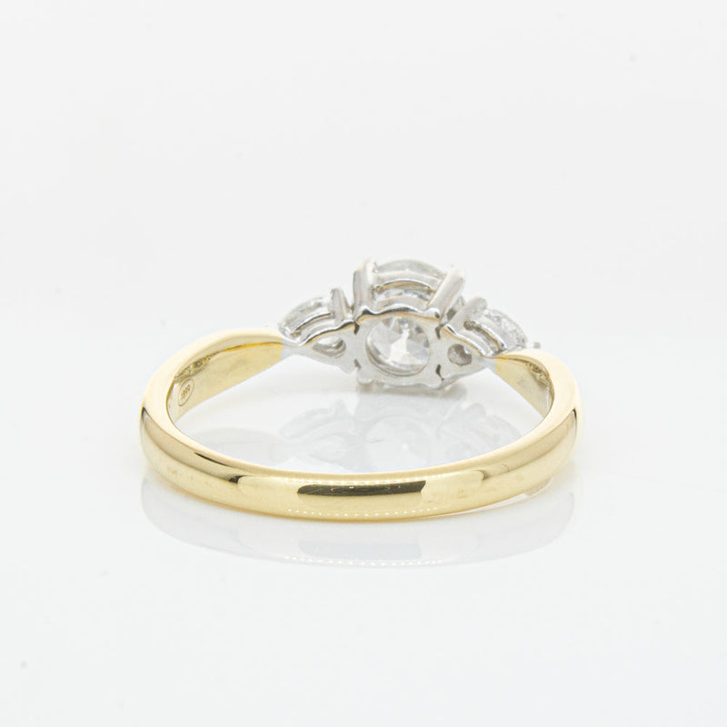 18ct Yellow Gold .70ct Diamond Elysian Ring-Ring-Walker & Hall