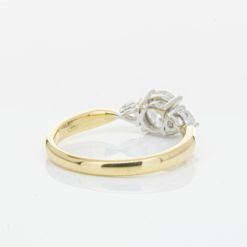 18ct Yellow Gold .70ct Diamond Elysian Ring-Ring-Walker & Hall