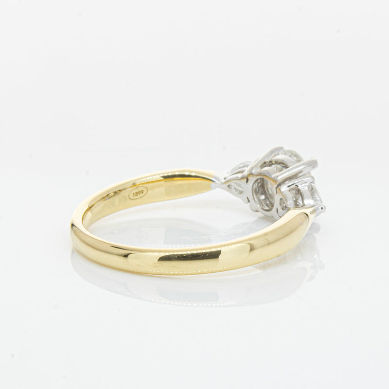 18ct Yellow Gold .70ct Diamond Elysian Ring-Ring-Walker & Hall
