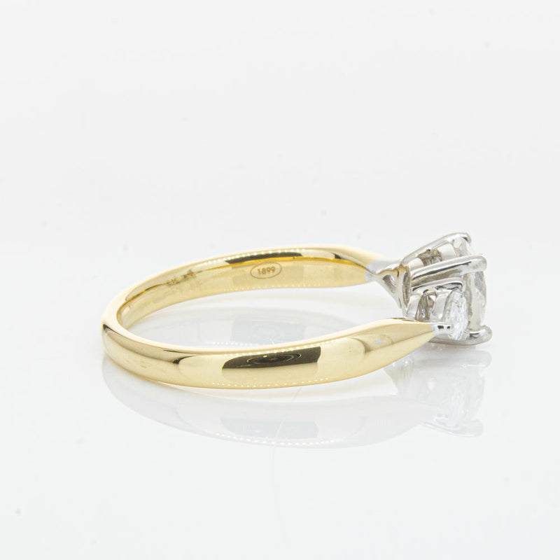 18ct Yellow Gold .70ct Diamond Elysian Ring-Ring-Walker & Hall