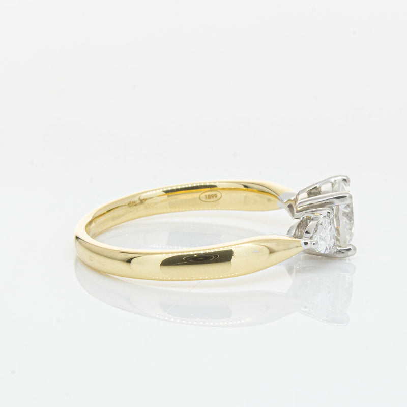 18ct Yellow Gold .70ct Diamond Elysian Ring-Ring-Walker & Hall