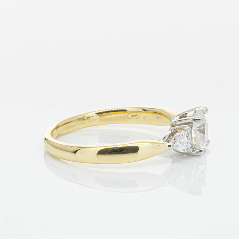 18ct Yellow Gold .70ct Diamond Elysian Ring-Ring-Walker & Hall