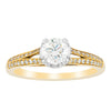 18ct Yellow Gold Diamond Eiffel Ring-Ring-Walker & Hall