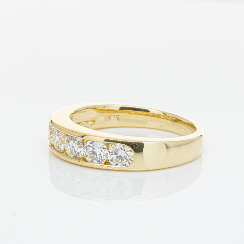 18ct Yellow Gold 1.00ct Diamond Tigris Ring-Ring-Walker & Hall