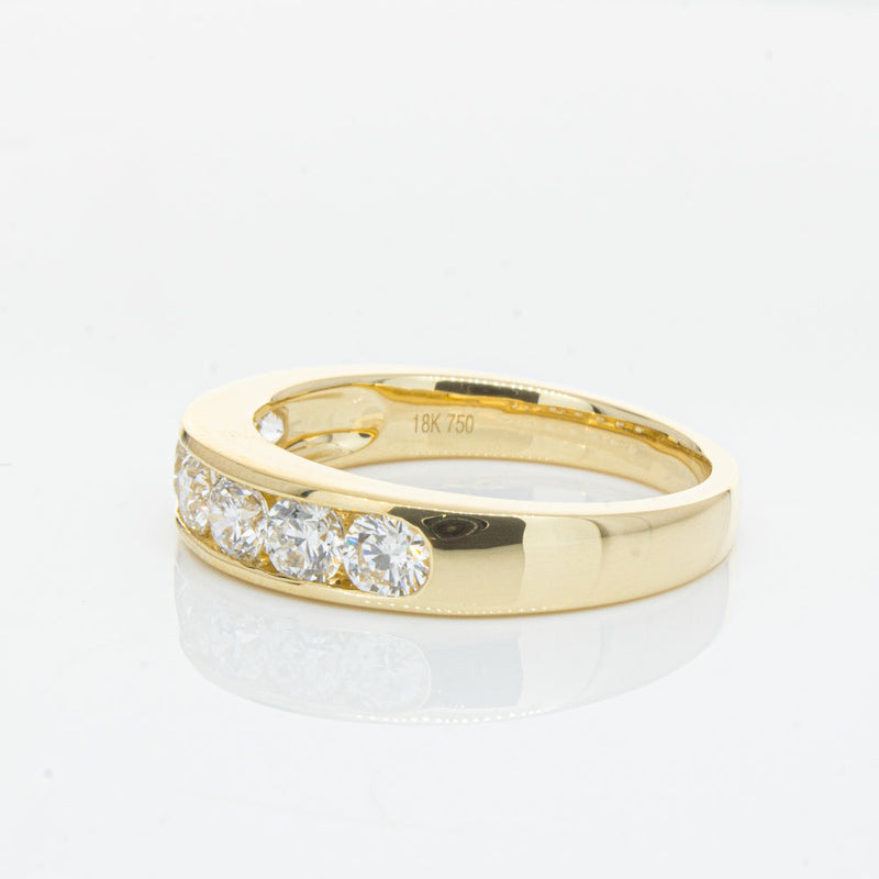 18ct Yellow Gold 1.00ct Diamond Tigris Ring-Ring-Walker & Hall