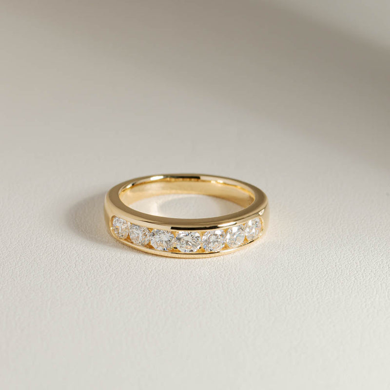 18ct Yellow Gold 1.00ct Diamond Tigris Ring-Ring-Walker & Hall