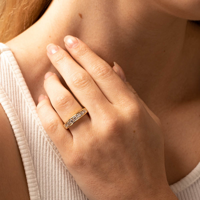 18ct Yellow Gold 1.00ct Diamond Tigris Ring-Ring-Walker & Hall