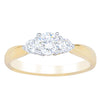 18ct Yellow Gold .50ct Diamond Elysian Ring-Ring-Walker & Hall