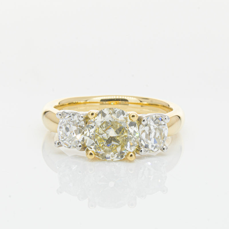 18ct Yellow Gold Diamond Ring-Ring-Walker & Hall