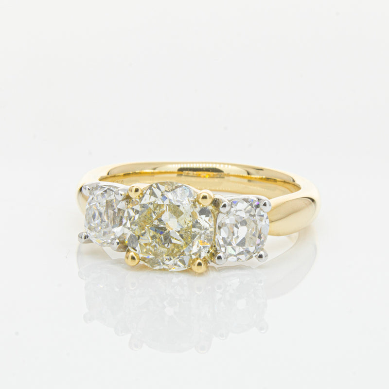 18ct Yellow Gold Diamond Ring-Ring-Walker & Hall
