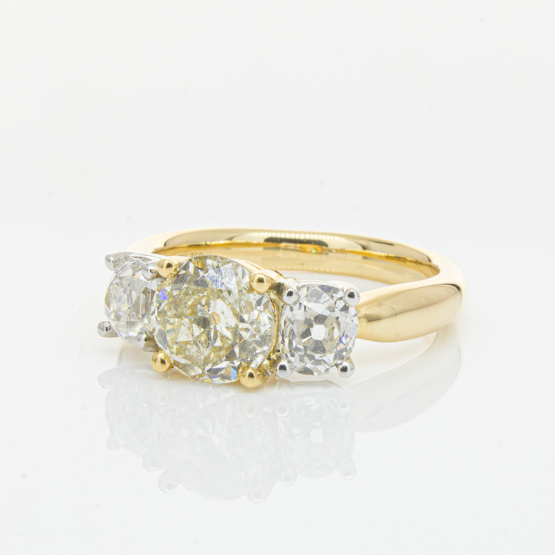 18ct Yellow Gold Diamond Ring-Ring-Walker & Hall