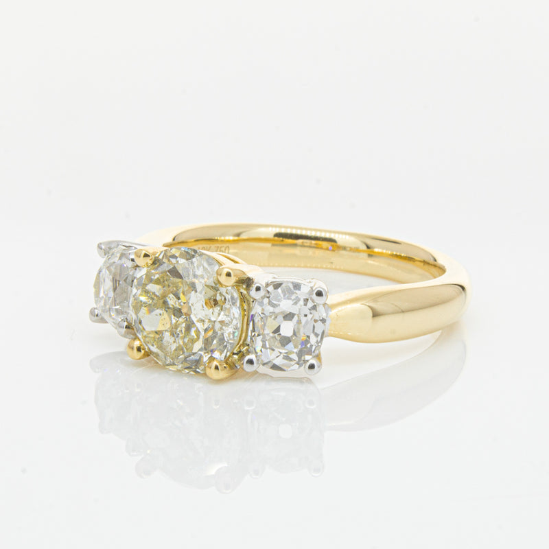 18ct Yellow Gold Diamond Ring-Ring-Walker & Hall