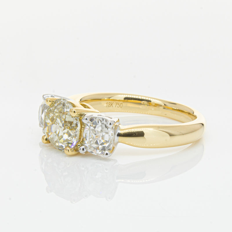 18ct Yellow Gold Diamond Ring-Ring-Walker & Hall