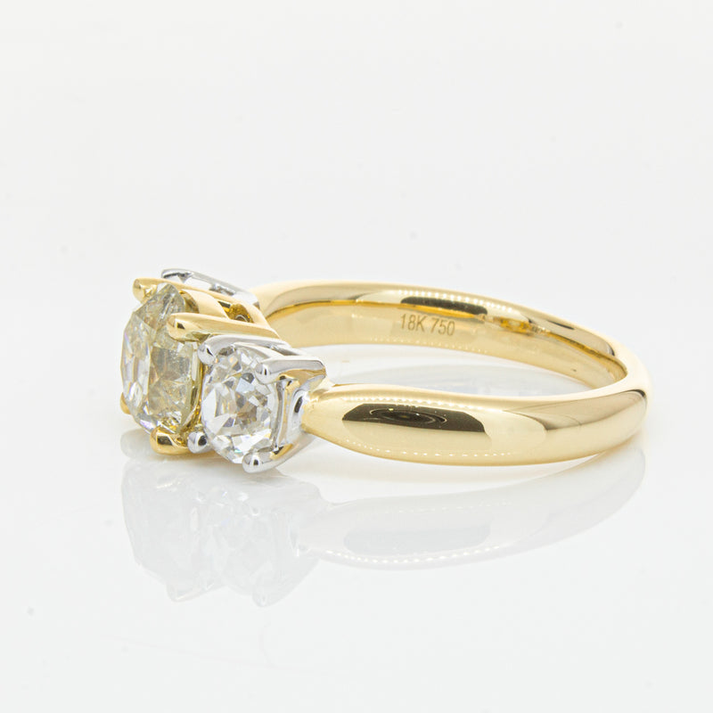 18ct Yellow Gold Diamond Ring-Ring-Walker & Hall