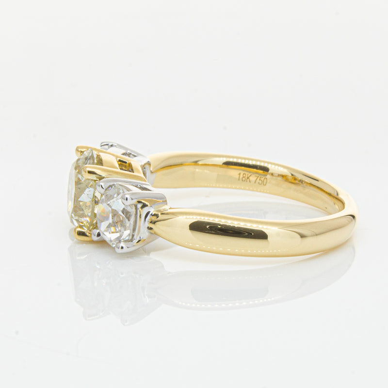 18ct Yellow Gold Diamond Ring-Ring-Walker & Hall