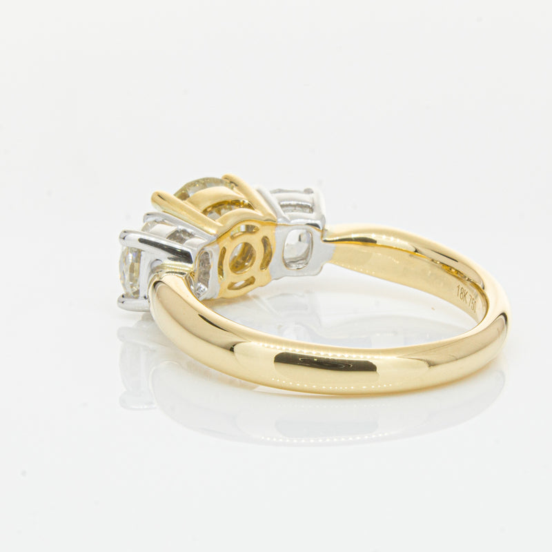 18ct Yellow Gold Diamond Ring-Ring-Walker & Hall