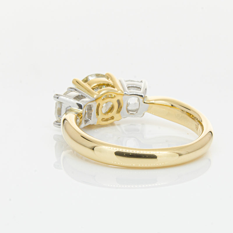 18ct Yellow Gold Diamond Ring-Ring-Walker & Hall