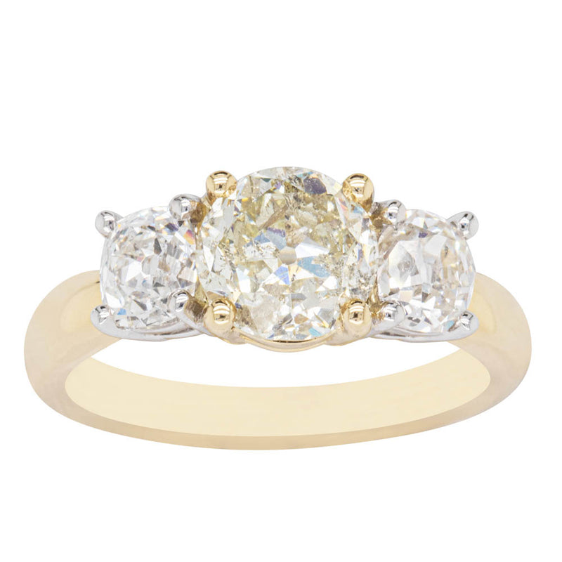 18ct Yellow Gold Diamond Ring-Ring-Walker & Hall