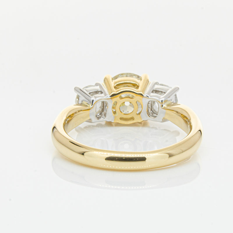18ct Yellow Gold Diamond Ring-Ring-Walker & Hall
