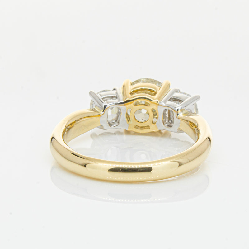 18ct Yellow Gold Diamond Ring-Ring-Walker & Hall