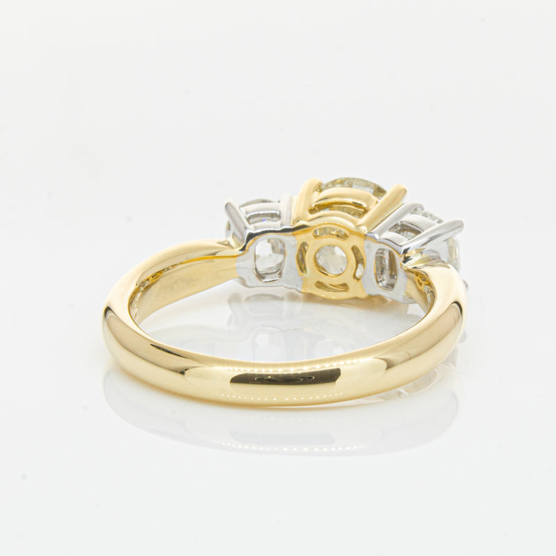 18ct Yellow Gold Diamond Ring-Ring-Walker & Hall
