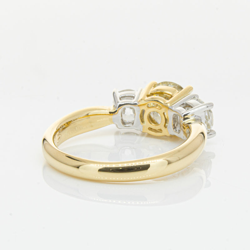18ct Yellow Gold Diamond Ring-Ring-Walker & Hall