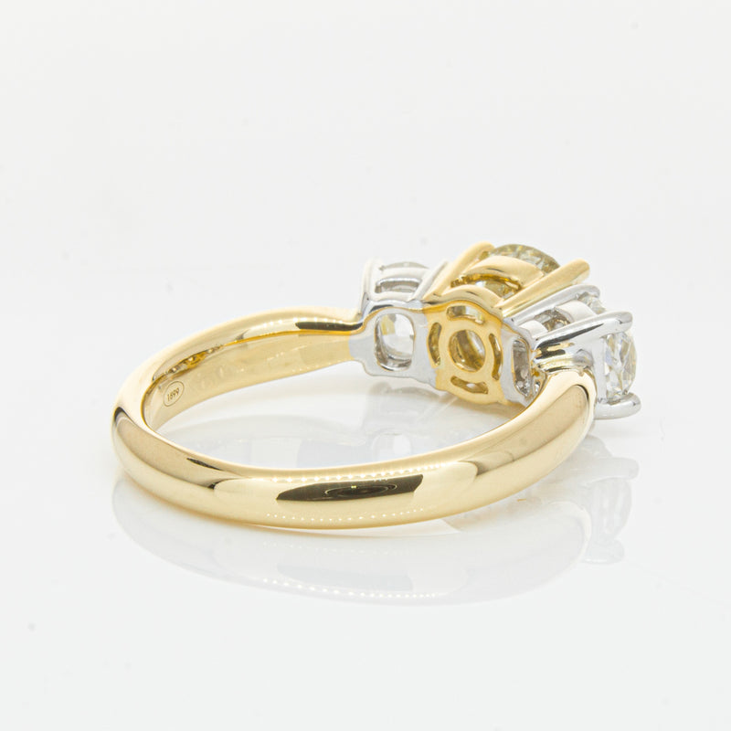 18ct Yellow Gold Diamond Ring-Ring-Walker & Hall