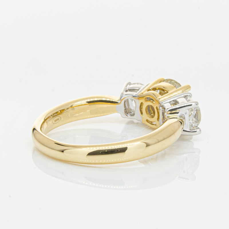 18ct Yellow Gold Diamond Ring-Ring-Walker & Hall