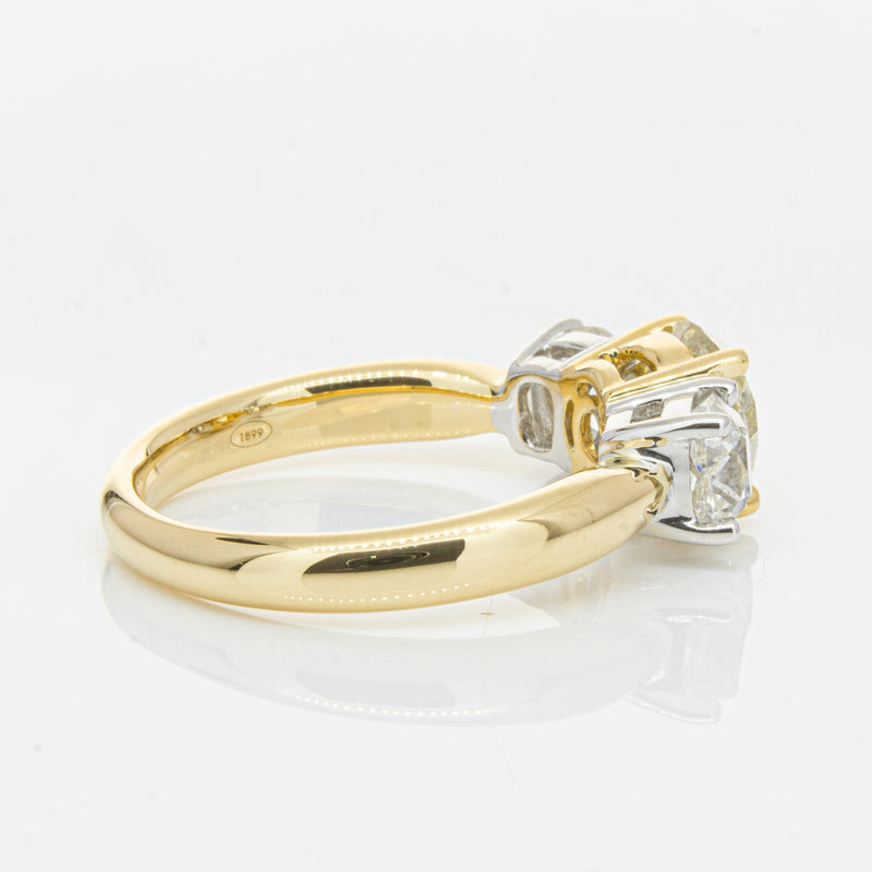 18ct Yellow Gold Diamond Ring-Ring-Walker & Hall