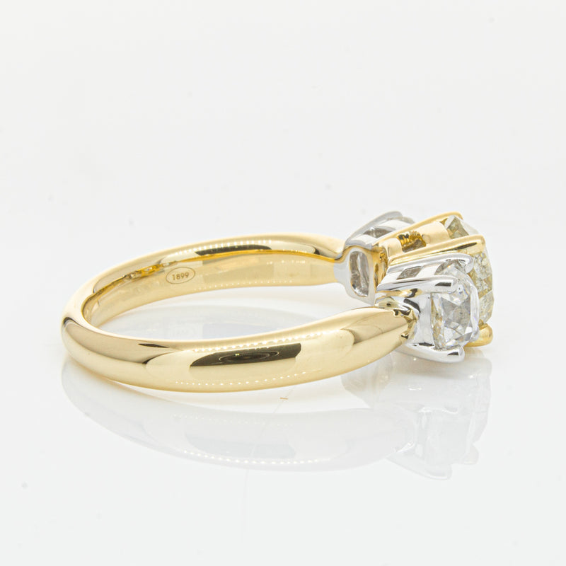 18ct Yellow Gold Diamond Ring-Ring-Walker & Hall