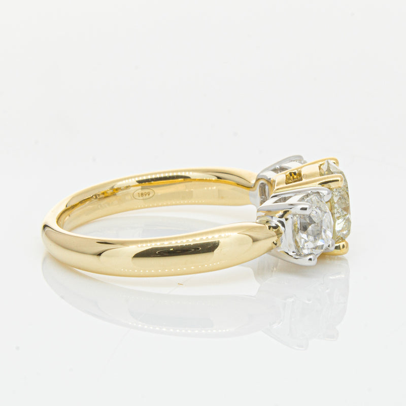 18ct Yellow Gold Diamond Ring-Ring-Walker & Hall