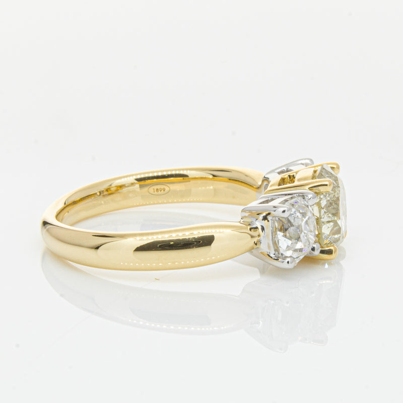 18ct Yellow Gold Diamond Ring-Ring-Walker & Hall