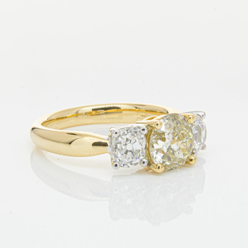 18ct Yellow Gold Diamond Ring-Ring-Walker & Hall