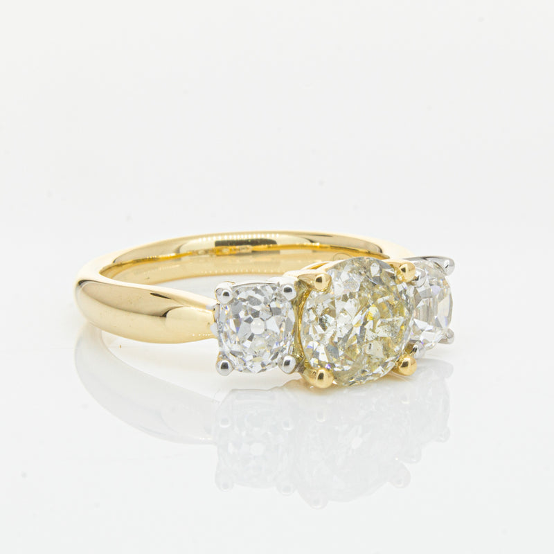 18ct Yellow Gold Diamond Ring-Ring-Walker & Hall