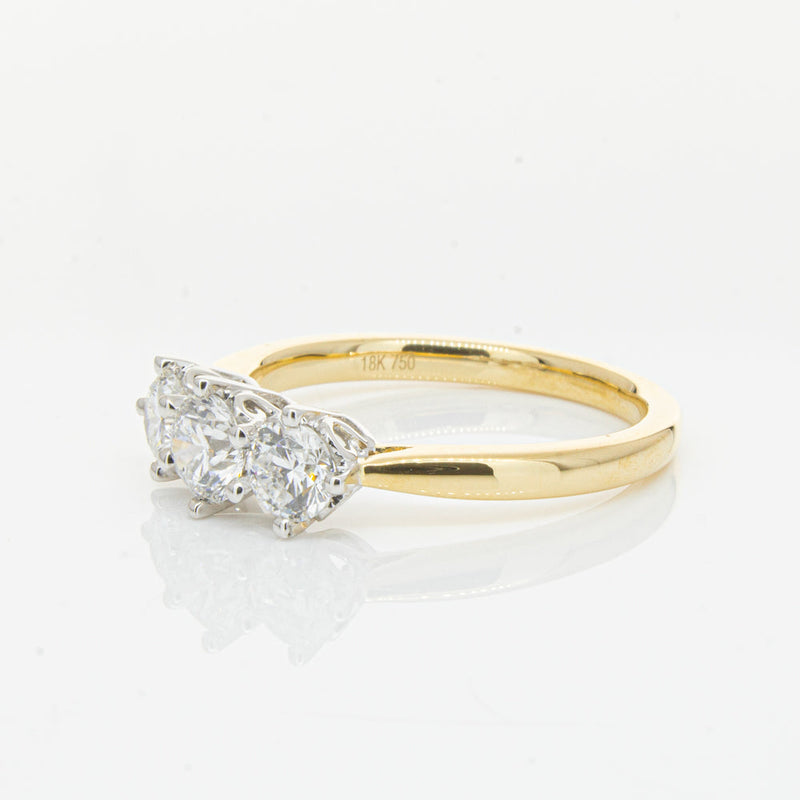 18ct Yellow Gold 1.06ct Diamond Coronado Ring-Ring-Walker & Hall