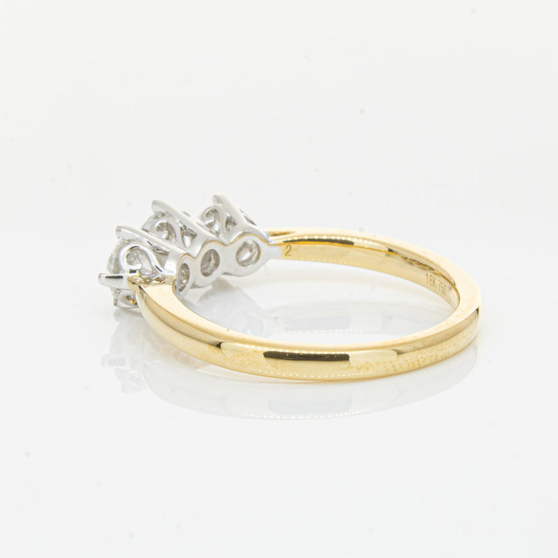 18ct Yellow Gold 1.06ct Diamond Coronado Ring-Ring-Walker & Hall