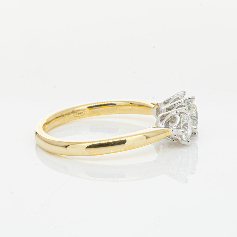 18ct Yellow Gold 1.06ct Diamond Coronado Ring-Ring-Walker & Hall