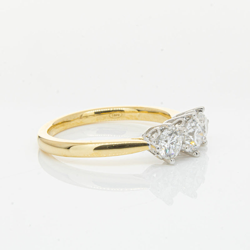 18ct Yellow Gold 1.06ct Diamond Coronado Ring-Ring-Walker & Hall