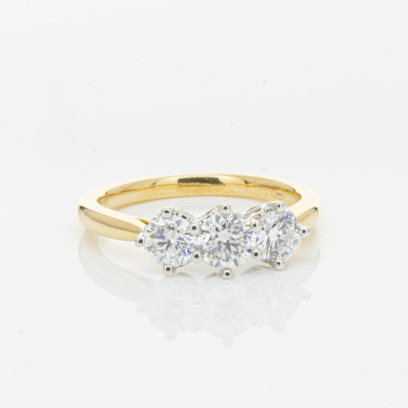 18ct Yellow Gold 1.06ct Diamond Coronado Ring-Ring-Walker & Hall