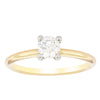 18ct Yellow Gold .50ct Diamond Melba Ring-Ring-Walker & Hall