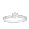 18ct White Gold .31ct Diamond Nova Ring-Ring-Walker & Hall