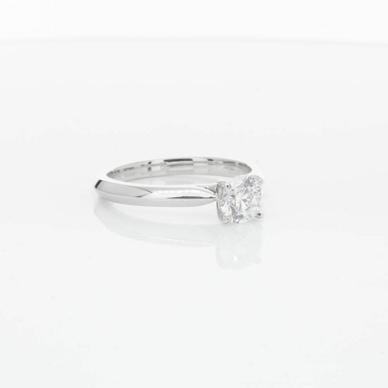 18ct White Gold .57ct Diamond Venetian Ring-Ring-Walker & Hall