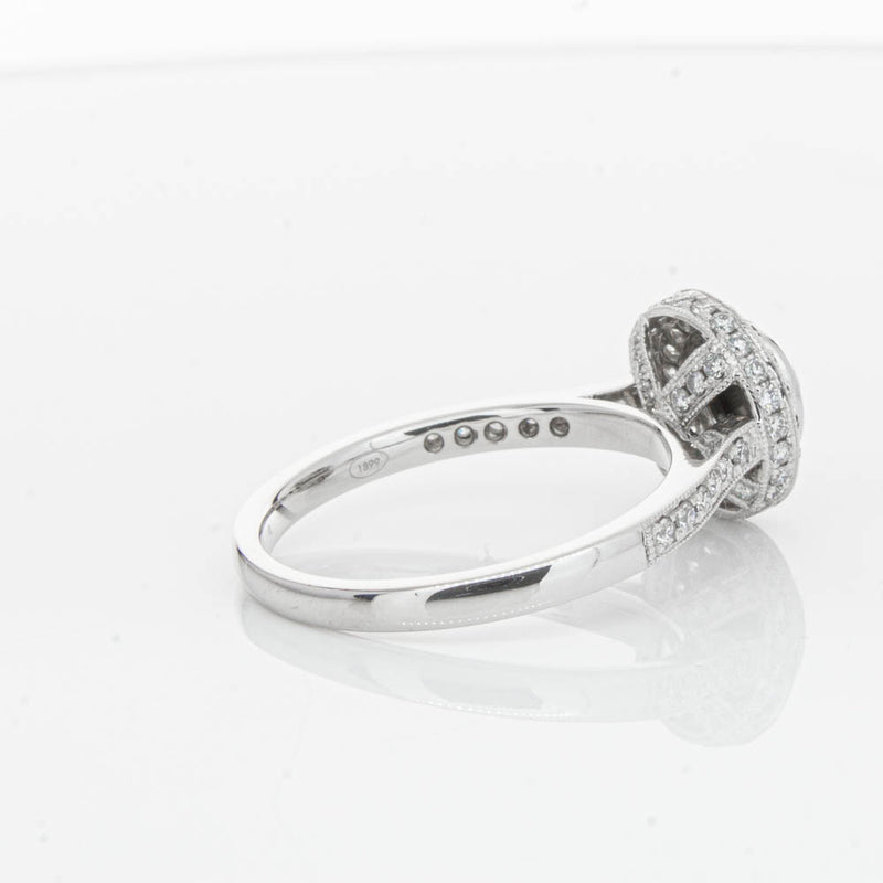Platinum Black Diamond Ring-Ring-Walker & Hall