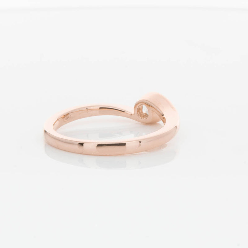18ct Rose Gold .30ct Diamond Embrace Ring-Ring-Walker & Hall
