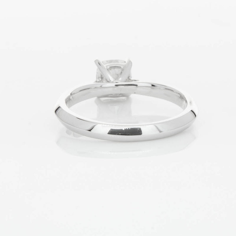 18ct White Gold 1.03ct Cushion Cut Diamond Venetian Ring-Ring-Walker & Hall