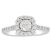 18ct White Gold .50ct Diamond Manhattan Ring-Ring-Walker & Hall