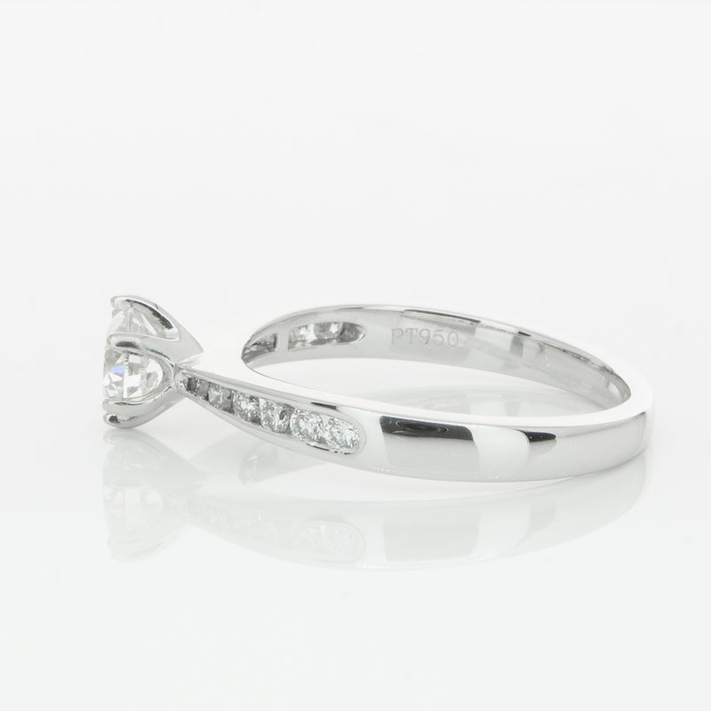 Platinum .59ct Diamond Avalon Ring-Ring-Walker & Hall